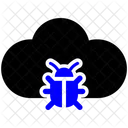 Cloud Bug Virus Icon