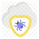 Cloud Bug Bug Cloud Virus Icon