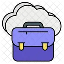 Cloud Business Cloud Briefcase Icon