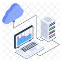 Cloud Business Infographic  Icon