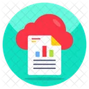 Cloud Business Report Icon