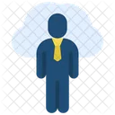 Cloud Businessman Cloud Business Icon