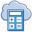 Cloud Computing Calcolatrice Cloud Stima Dei Costi Icon