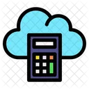 Cloud Calculator Icon