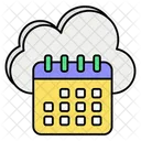 Cloud Calendar  Icon