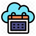 Cloud Calendar  Icon