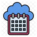 Cloud Calendar  Icon