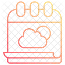 Cloud calendar  Icon