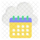 Cloud Calendar  Icon
