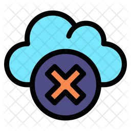 Cloud Cancel  Icon