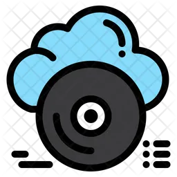 Cloud Cd  Icon