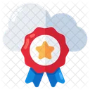 Cloud Badge Cloud Certification Cloud Award Icon