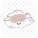 Cloud Character Sleep  Icon