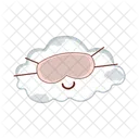 Cloud Character Sleep  Icon