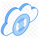 Cloud Chart  Icon