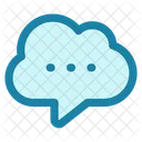 Cloud chat  Icon