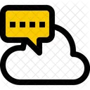 Cloud Chat Online Chat Cloud Message Icon