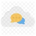 Cloud Chat Cloud Chatting Online Chat Icon