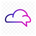 Cloud chat  Icon