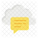 Cloud Chatting Cloud Communication Cloud Message Icon