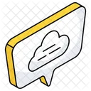 Cloud Chatting Cloud Communication Cloud Conversation Icon