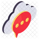 Cloud Chatting  Icon