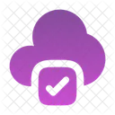 Cloud check  Icon