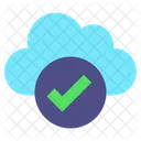 Cloud Checked Cloud Check Cloud Icon