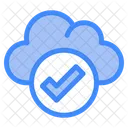 Cloud Checked  Icon