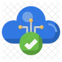 Cloud Checkmark Checkmark Verified Icon