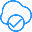 Cloud checkmark  Icon
