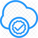 Cloud checkmark  Icon