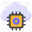Cloud Microchip Cloud Processor Cloud Hardware Icon