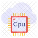 Cloud Cpu Cloud Processor Cloud Chip Icon