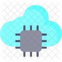 Cloud Chip Cloud Processor Chip Icon