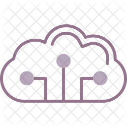 Cloud circuit  Icon