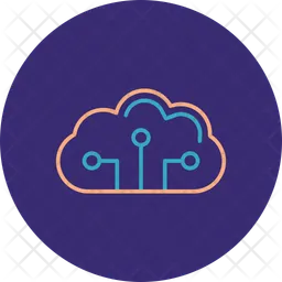 Cloud Circuit  Icon