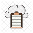 Cloud Clipboard Document Icon