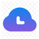Cloud Clock  Icon