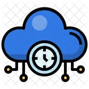 Cloud Clock  Icon