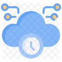 Cloud Clock  Icon