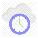Cloud Clock  Icon