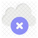 Cloud Close Remove Error Icon