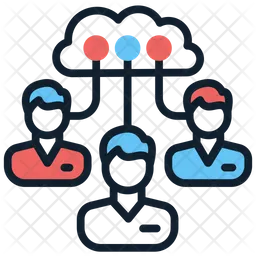 Cloud Cluster  Icon