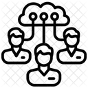 Cloud Cluster  Icon