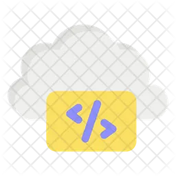 Cloud Coding  Icon