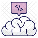 Cloud Coding Programming Development Icon