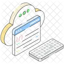 Codage Cloud Programmation Service Cloud Icône