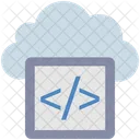 Cloud Computing Coding Icon
