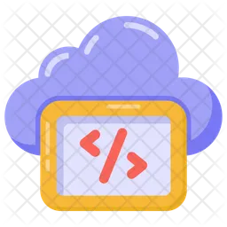 Cloud Coding  Icon